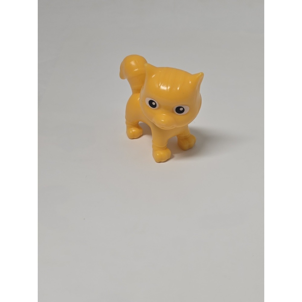 Paw Patrol Mayor Humdinger's Orange Cat Mini Figure Plastic Kitten Spin Master